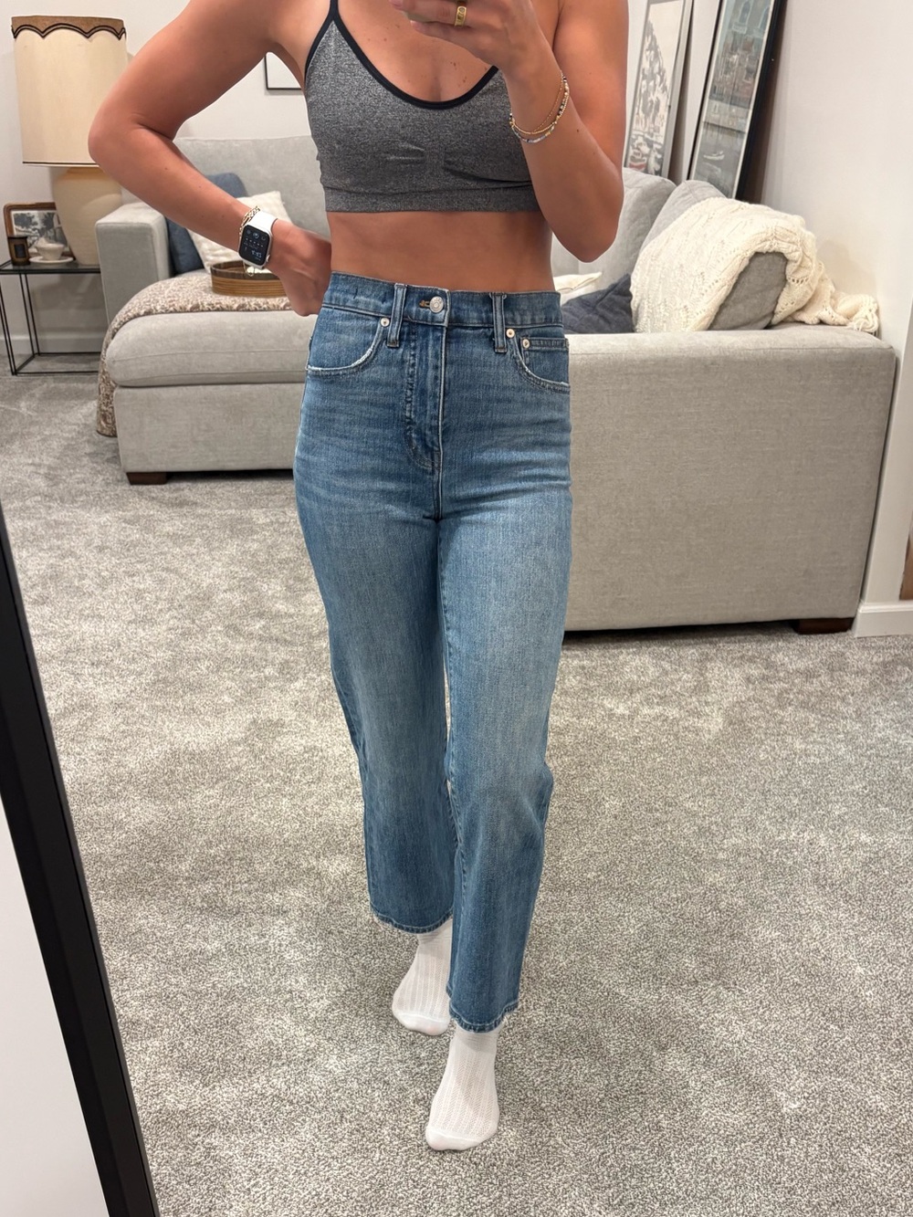 Madewell Slim Wide-Leg Crop Women’s Jeans
